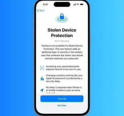 海勃湾苹果授权维修店分享被盗设备保护功能开启方法 